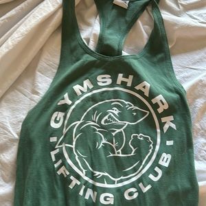 Gymshark green men's stringer (med)